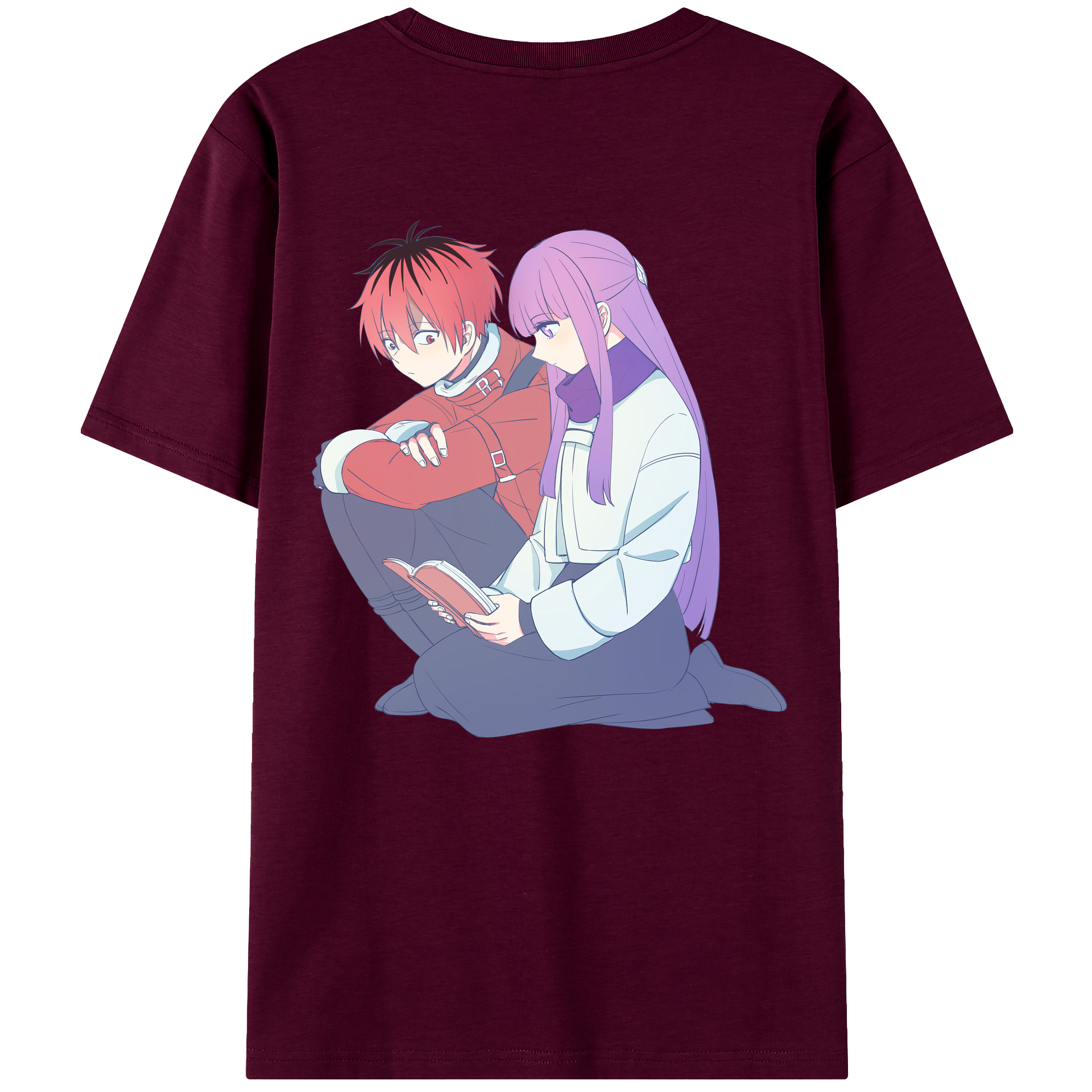 （画像用） 葬送のフリーレン Frieren レディース半袖Tシャツ(バックプリント)